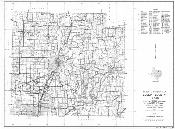 79413, General Highway Map, Collin County, Texas, Texas State Library and Archives