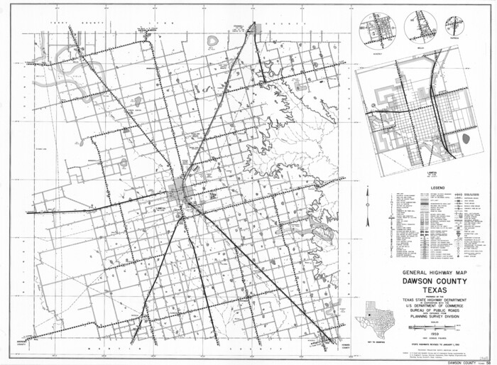 79436, General Highway Map, Dawson County, Texas, Texas State Library and Archives