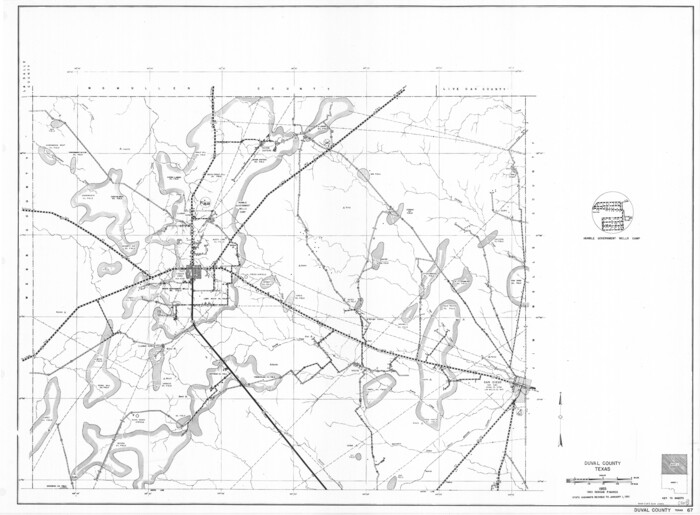 79449, General Highway Map, Duval County, Texas, Texas State Library and Archives