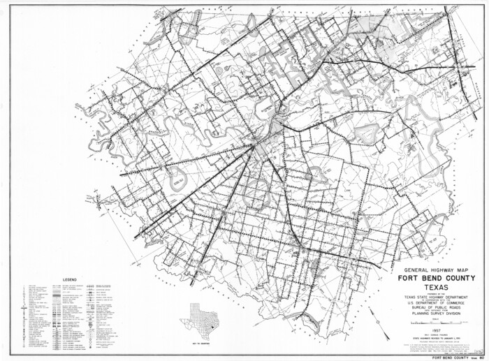 79469, General Highway Map, Fort Bend County, Texas, Texas State Library and Archives