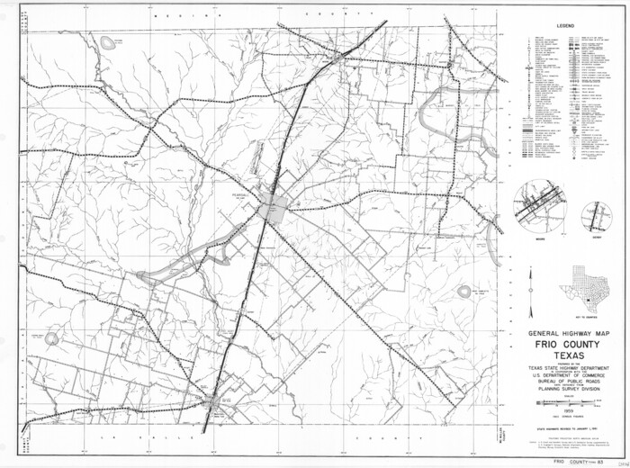 79473, General Highway Map, Frio County, Texas, Texas State Library and Archives