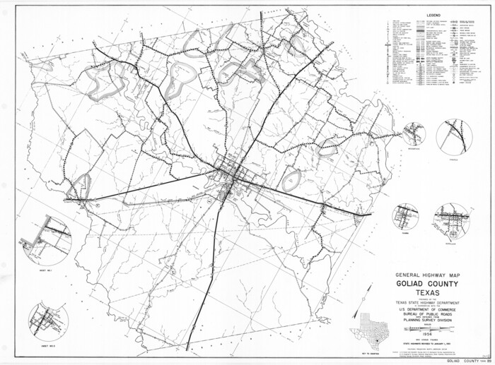 79481, General Highway Map, Goliad County, Texas, Texas State Library and Archives
