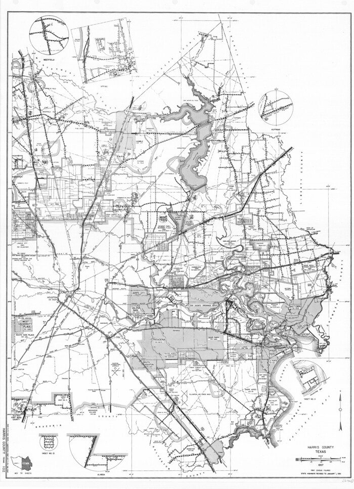 79502, General Highway Map, Harris County, Texas, Texas State Library and Archives