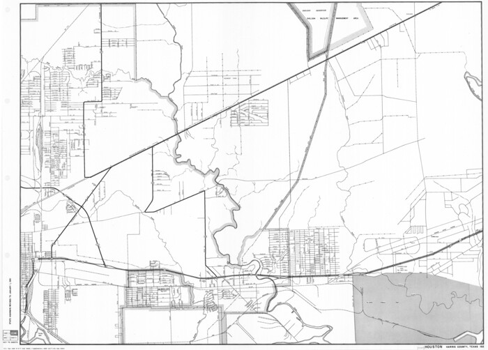 79505, General Highway Map.  Detail of Cities and Towns in Harris County, Texas.  City Map [of] Houston, Pasadena, West University Place, Bellaire, Galena Park, Jacinto City, South Houston, South Side Place, Deer Park, and vicinity, Harris County, Texas, Texas State Library and Archives