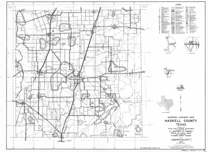 79512, General Highway Map, Haskell County, Texas, Texas State Library and Archives