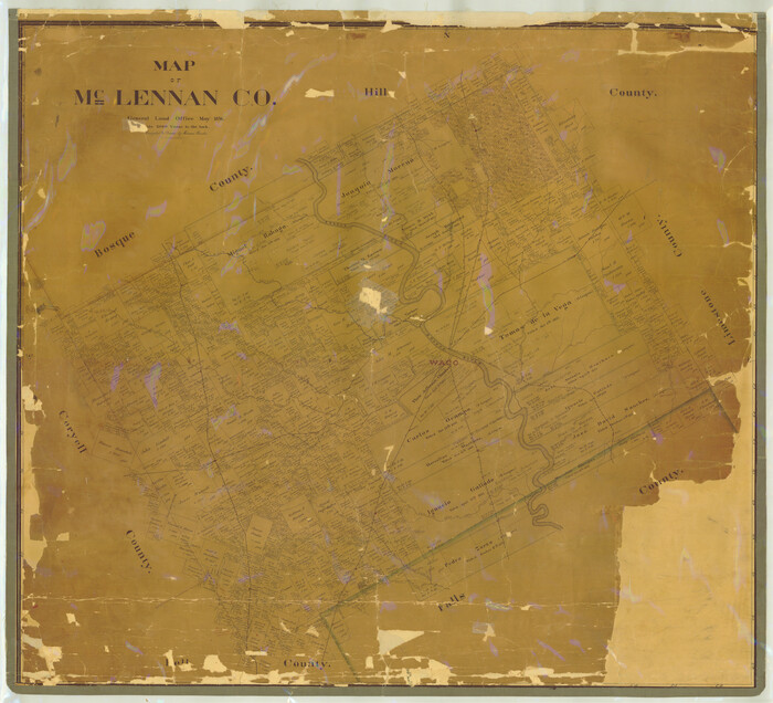7952, Map of McLennan County, General Map Collection