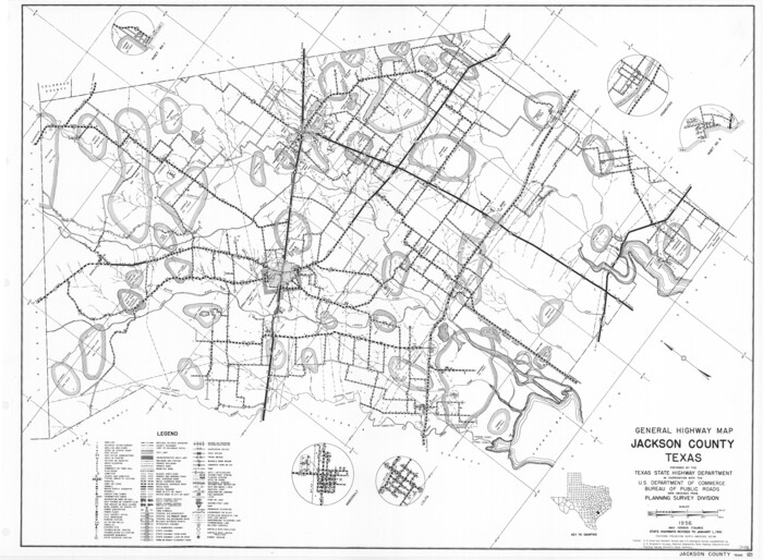 79533, General Highway Map, Jackson County, Texas, Texas State Library and Archives