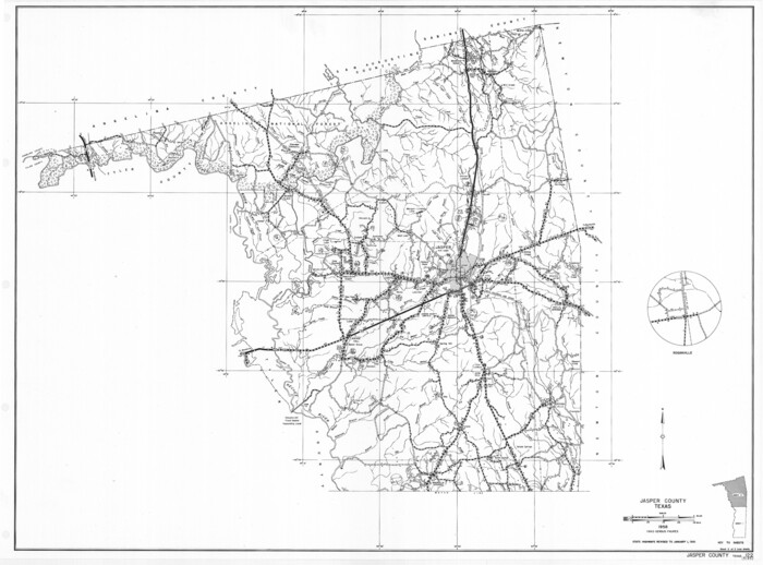 79535, General Highway Map, Jasper County, Texas, Texas State Library and Archives