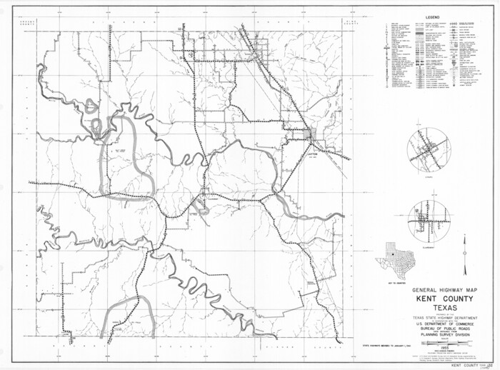 79550, General Highway Map, Kent County, Texas, Texas State Library and Archives
