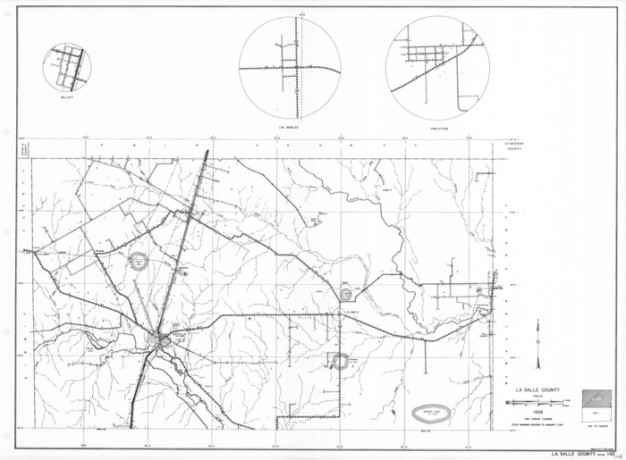 79565, General Highway Map, La Salle County, Texas, Texas State Library and Archives