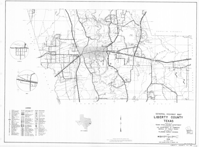 79570, General Highway Map, Liberty County, Texas, Texas State Library and Archives