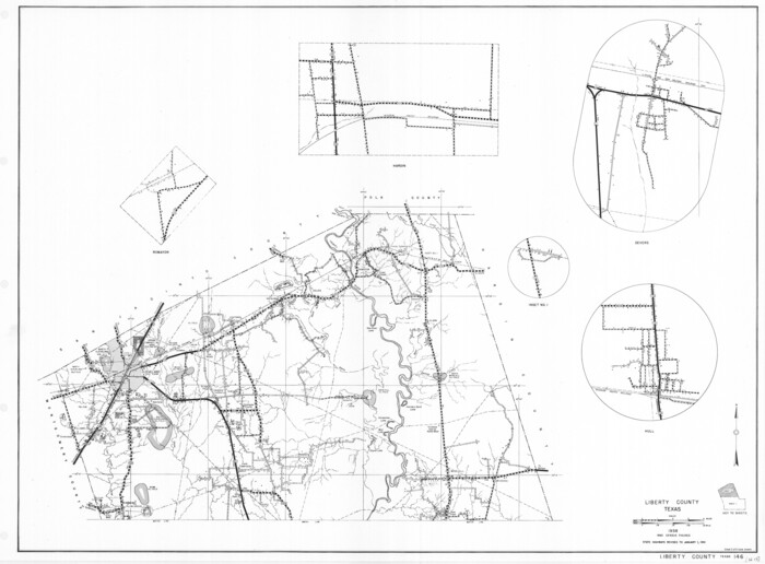 79571, General Highway Map, Liberty County, Texas, Texas State Library and Archives