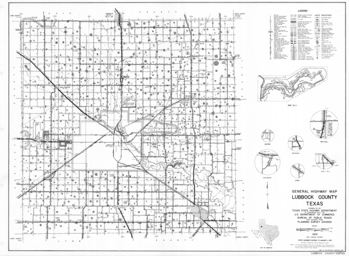 79578, General Highway Map, Lubbock County, Texas, Texas State Library and Archives