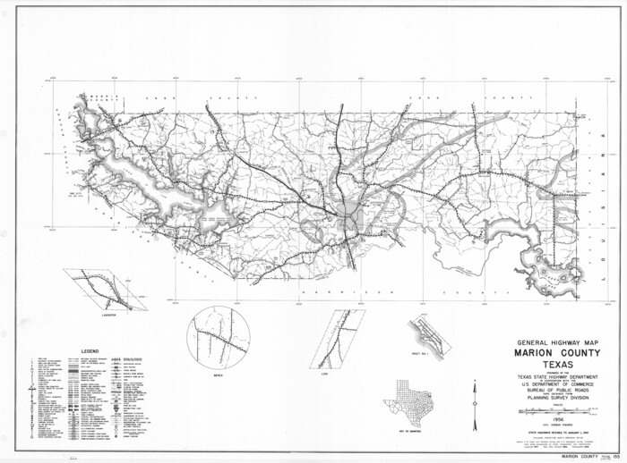 79582, General Highway Map, Marion County, Texas, Texas State Library and Archives