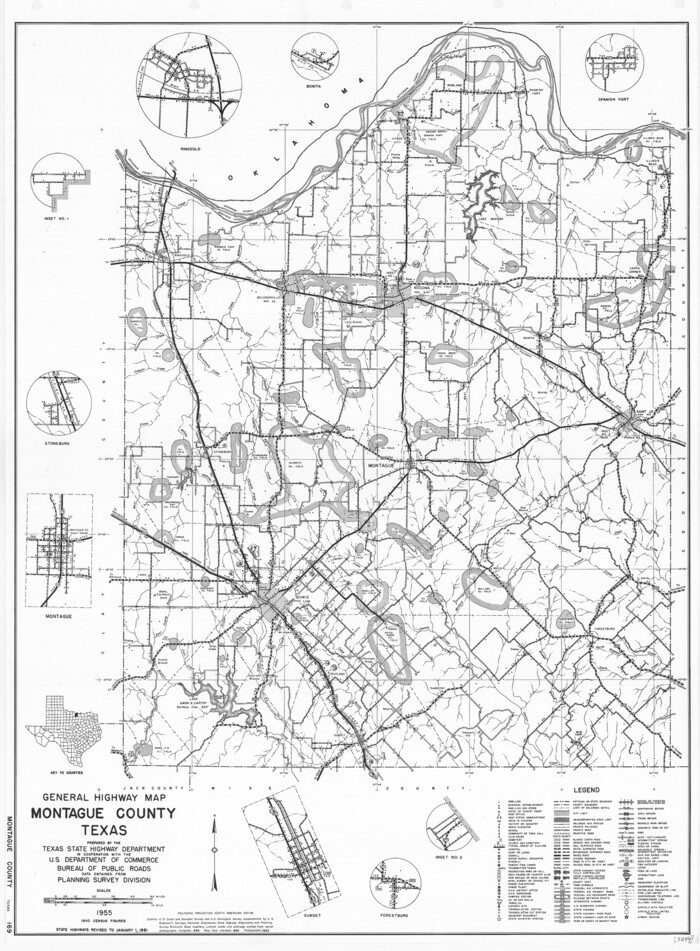 79601, General Highway Map, Montague County, Texas, Texas State Library and Archives