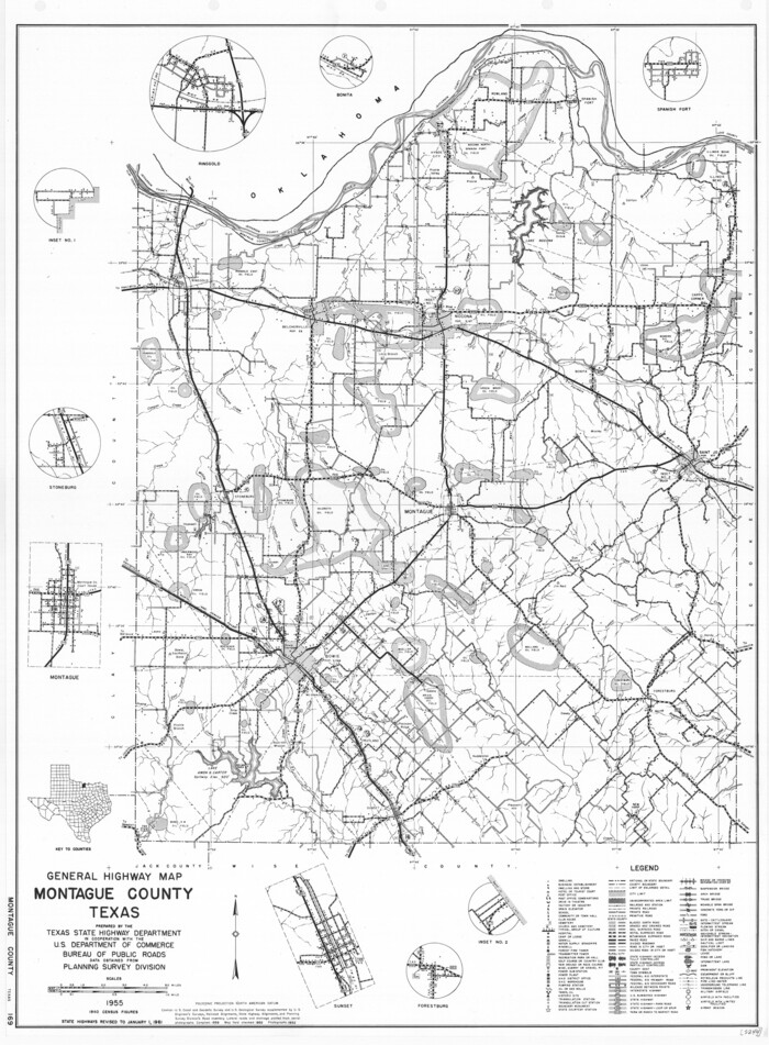 79601, General Highway Map, Montague County, Texas, Texas State Library and Archives