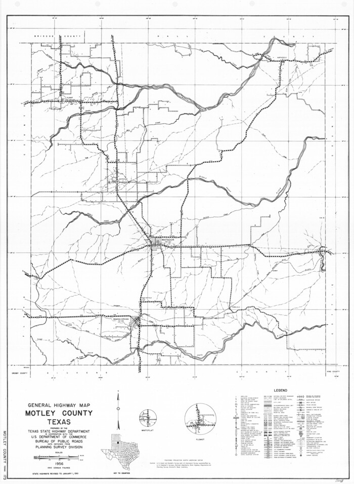 79605, General Highway Map, Motley County, Texas, Texas State Library and Archives