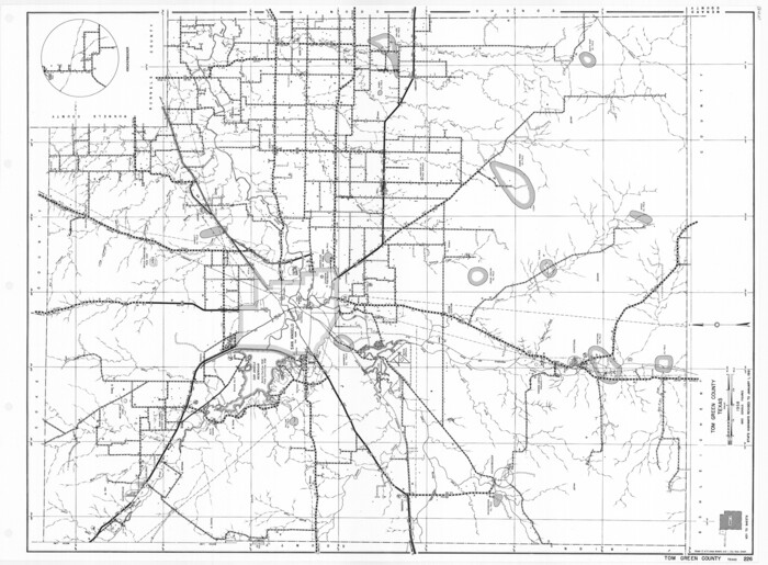 79678, General Highway Map, Tom Green County, Texas, Texas State Library and Archives