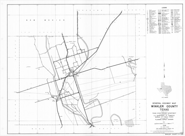 79716, General Highway Map, Winkler County, Texas, Texas State Library and Archives