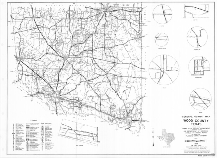 79718, General Highway Map, Wood County, Texas, Texas State Library and Archives