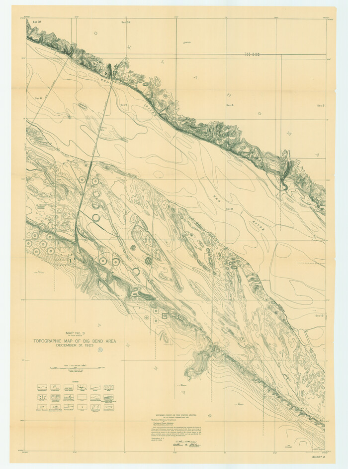 79757, Topographic Map of Big Bend Area, Texas State Library and Archives