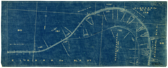7978, Terrell County Rolled Sketch N, General Map Collection