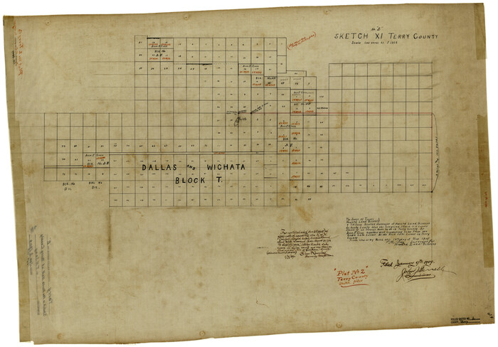 7980, Terry County Rolled Sketch 2, General Map Collection