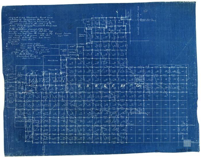 7984, Throckmorton County Rolled Sketch 1, General Map Collection