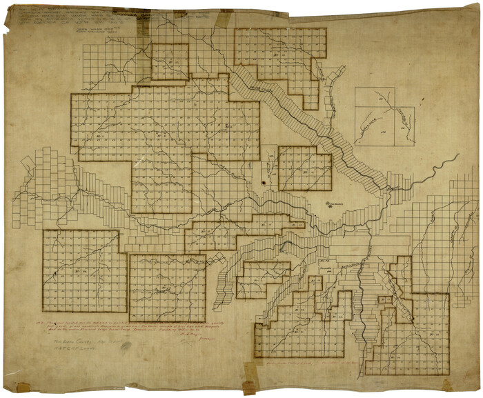 7993, Tom Green County Rolled Sketch 3, General Map Collection