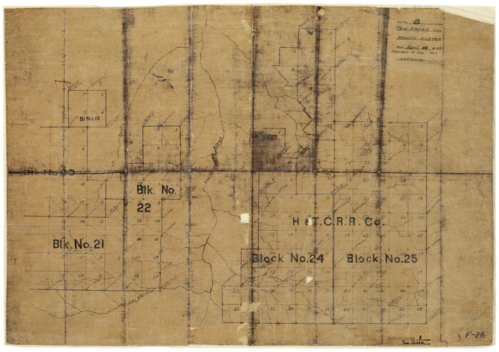 7996, Tom Green County Rolled Sketch 8, General Map Collection