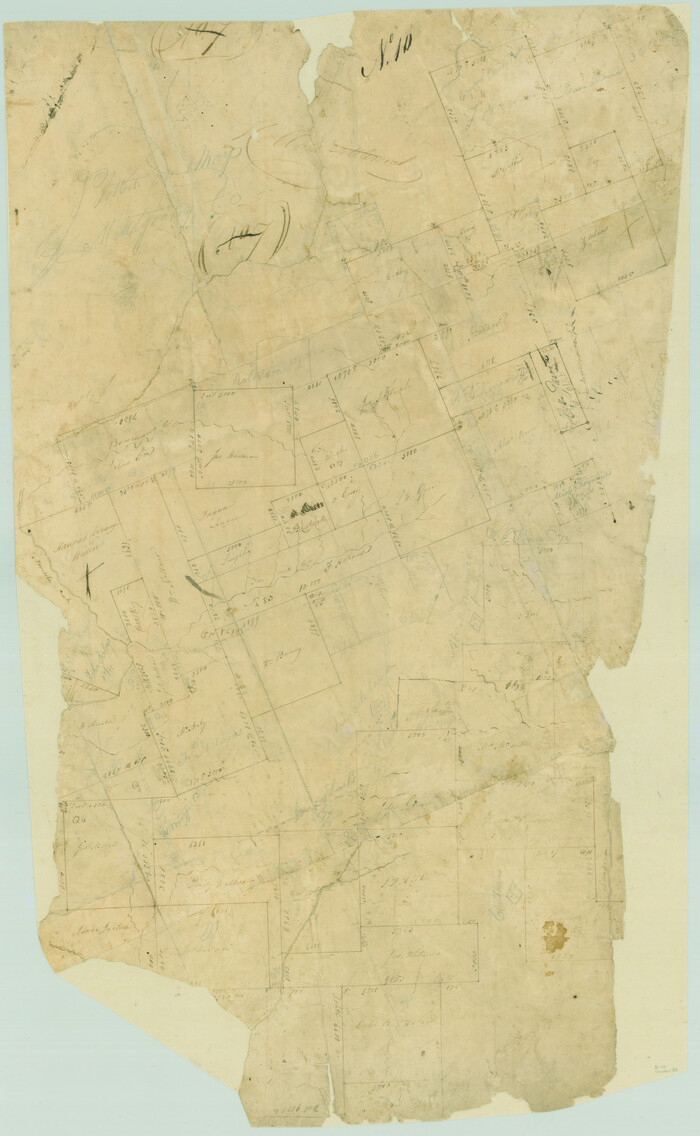80, [Surveys in Austin's Colony along the Navasota River and Ten Mile Creek], General Map Collection