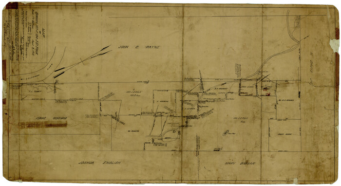 8010, Travis County Rolled Sketch 4, General Map Collection
