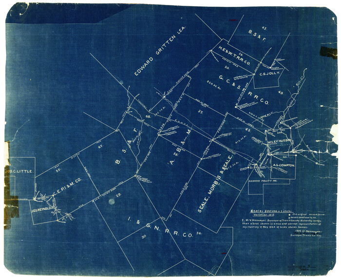8011, Travis County Rolled Sketch 5, General Map Collection