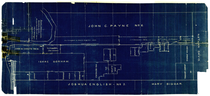 8012, Travis County Rolled Sketch 7, General Map Collection