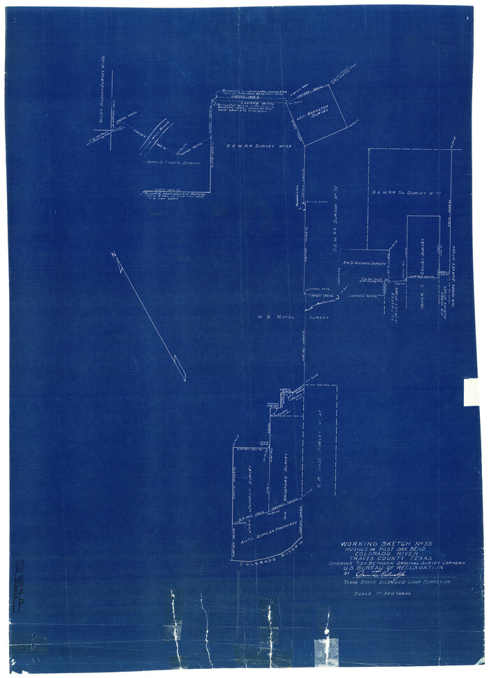 8016, Travis County Rolled Sketch 13, General Map Collection