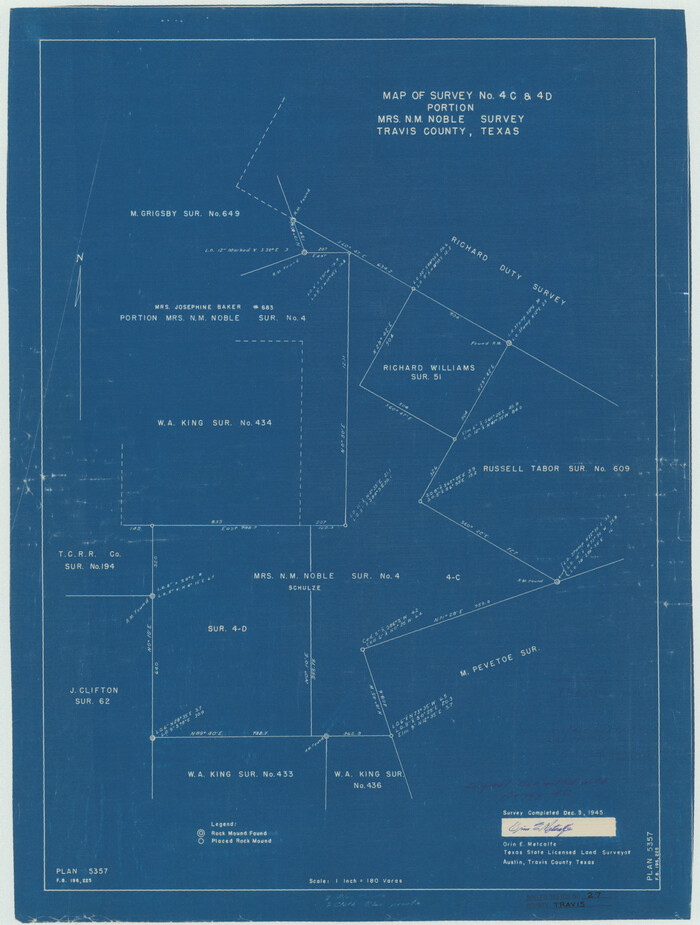 8029, Travis County Rolled Sketch 27, General Map Collection