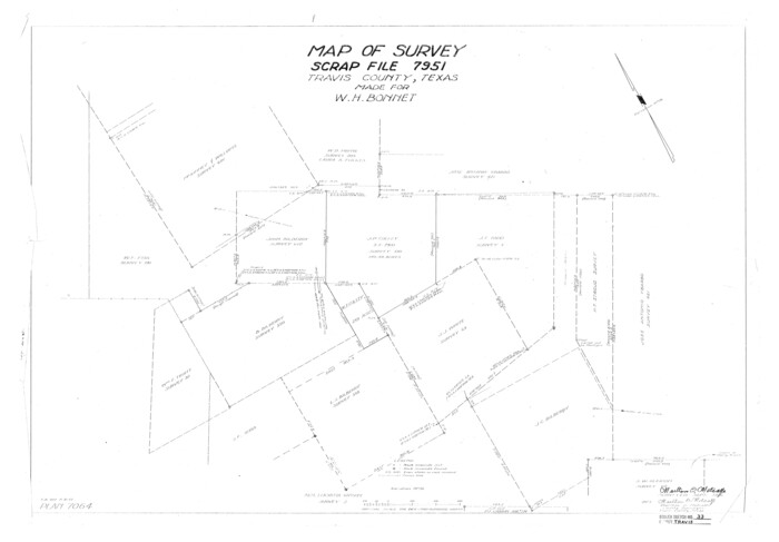 8034, Travis County Rolled Sketch 33, General Map Collection