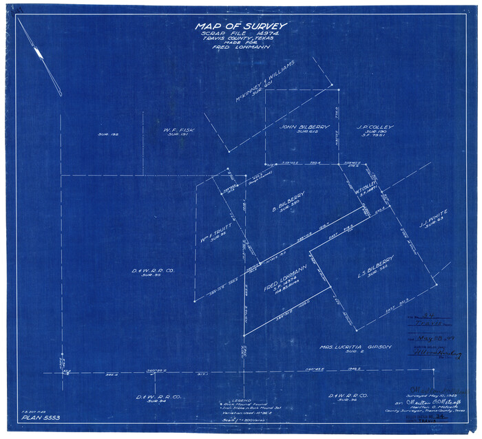 8035, Travis County Rolled Sketch 34, General Map Collection
