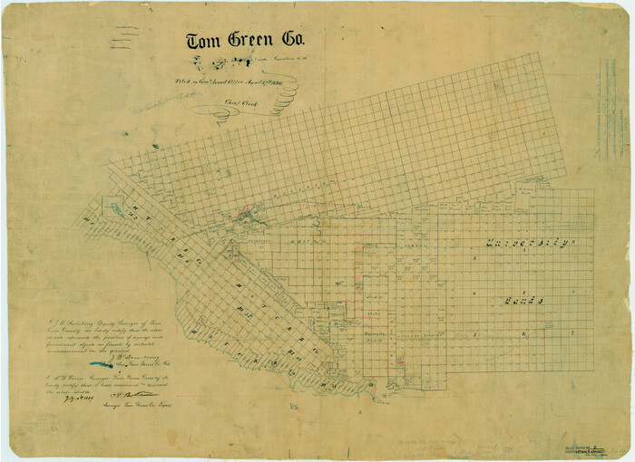8065, Upton County Rolled Sketch 2, General Map Collection
