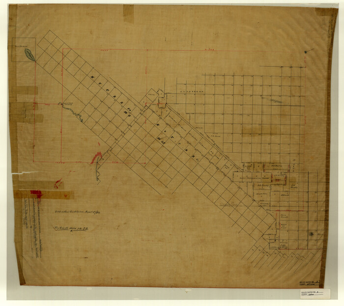 8066, Upton County Rolled Sketch 3, General Map Collection