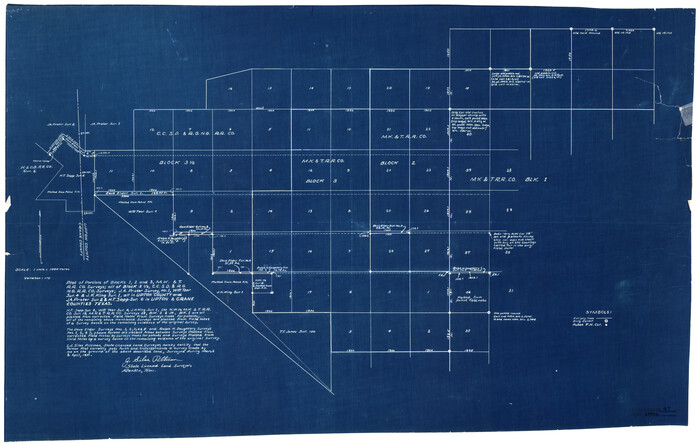 8083, Upton County Rolled Sketch 47, General Map Collection
