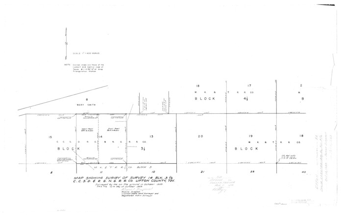 8085, Upton County Rolled Sketch 50, General Map Collection