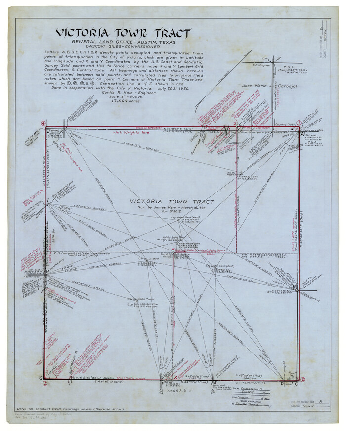8153, Victoria County Rolled Sketch 8, General Map Collection