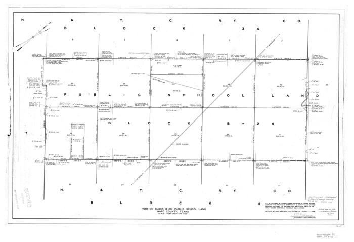 8155, Ward County Rolled Sketch 10, General Map Collection