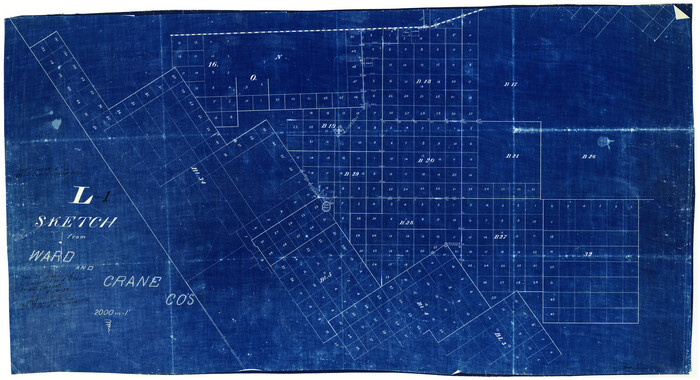 8168, Ward County Rolled Sketch L-1, General Map Collection