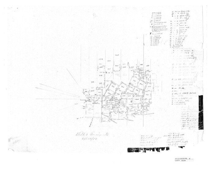 8170, Webb County Rolled Sketch 3, General Map Collection