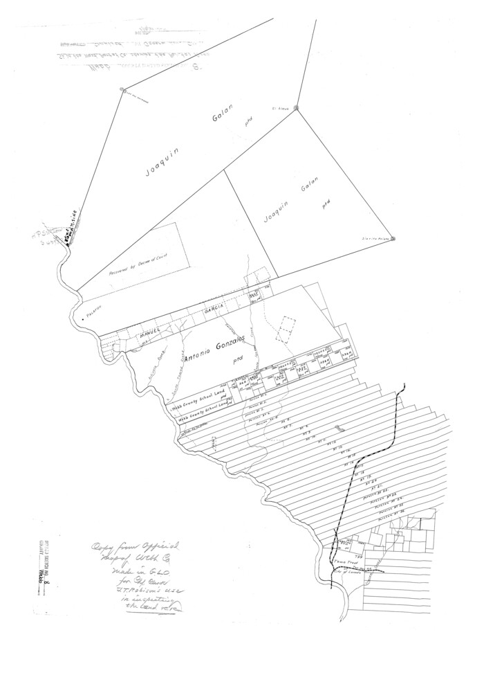 8174, Webb County Rolled Sketch 8, General Map Collection