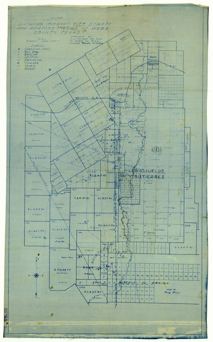 8181, Webb County Rolled Sketch 18, General Map Collection