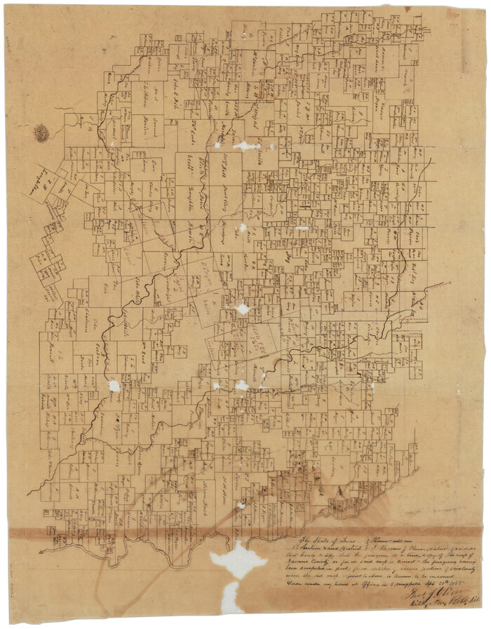 81900, [Map of Navarro County], General Map Collection
