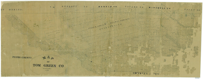 81917, Map of Tom Green Co., General Map Collection